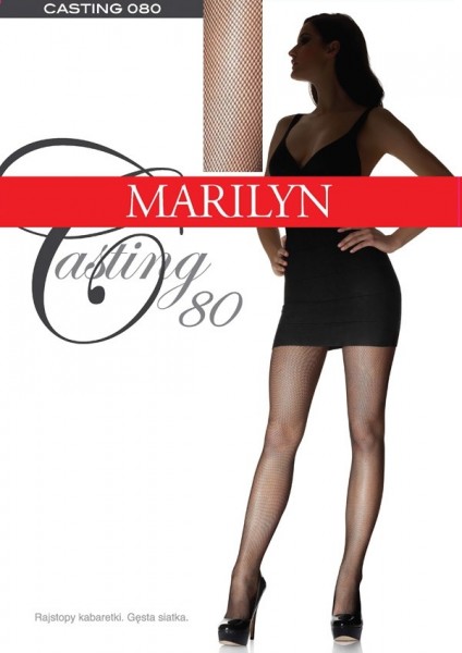 Marilyn Strumpfhose mit sehr dichter Netzstruktur Casting 80