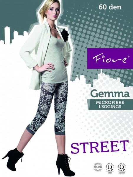 Fiore 3/4-Leggings mit blumigem Muster Gemma 60 DEN