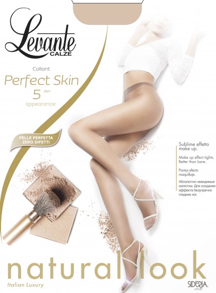 Levante Perfect Skin - Ultra-transparente Sommerstrumpfhose, 5 DEN