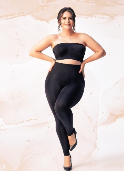 GIULIA - Glatte, blickdichte Leggings in großen Größen