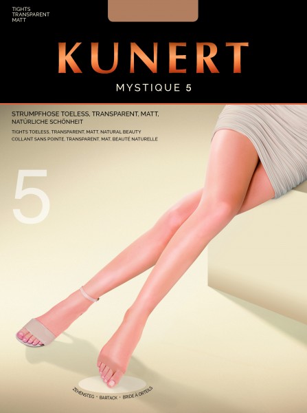 Kunert Mystique 5 Toeless - Sommerstrumpfhose mit offener Fußspitze