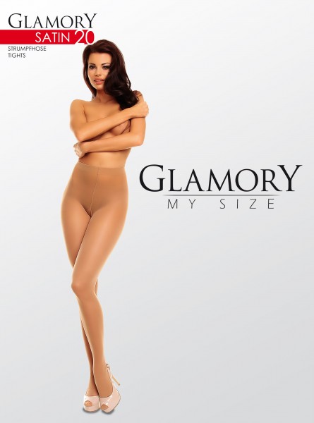 Glamory - Glänzende Feinstrumpfhose Satin 20