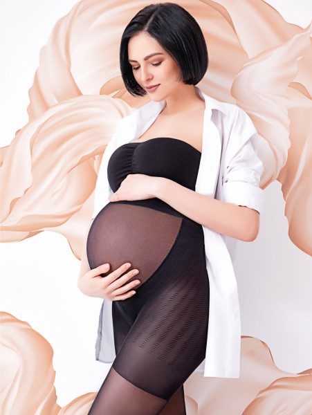 Giulia Mama 20 - Transparente Feinstrumpfhose für werdende Mütter