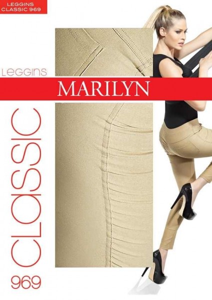 Marilyn Elegante Baumwoll-Treggings Classic, 100 DEN