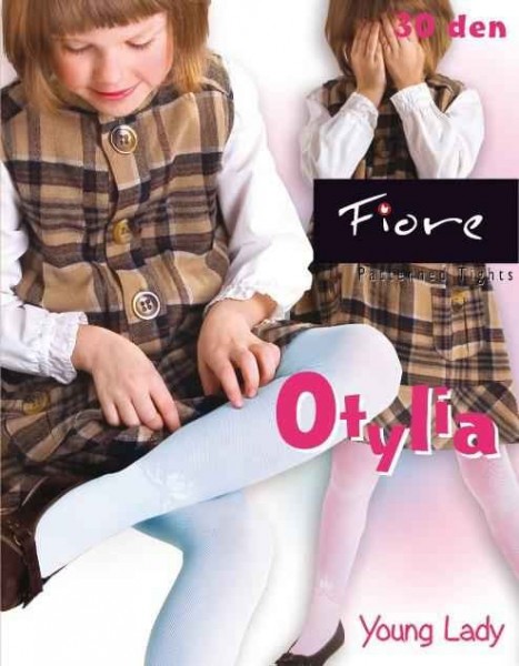 Fiore Kinderstrumpfhose mit Muster Otylia 30 DEN