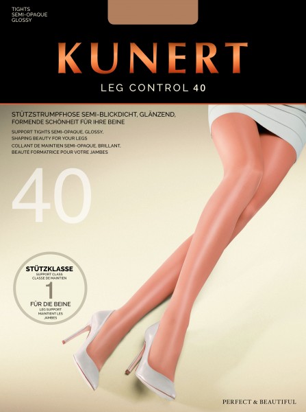 Kunert Leg Control 40 - Glatte Stützstrumpfhose