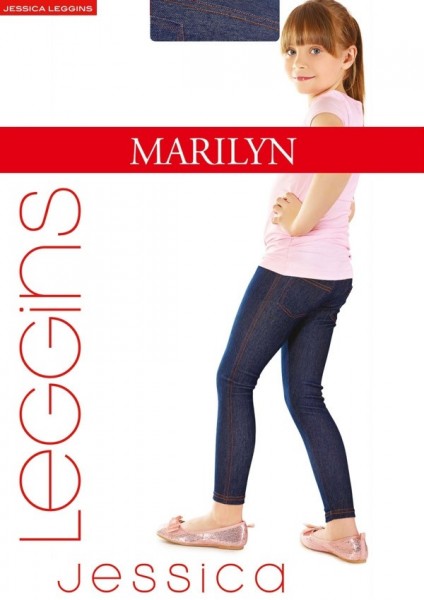 Marilyn Lange Kinderleggings in Jeansoptik Jessica