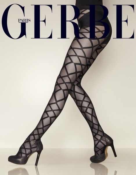 Gerbe Edle Strumpfhose mit extravagantem Muster Allure